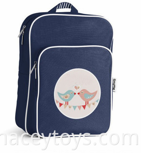 600D Polyester fashion girls school backpack bag